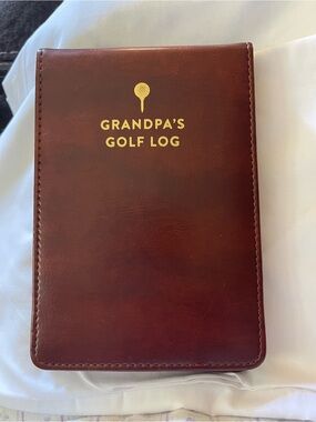 Eccolo Brown Leather Grandpa's Golf Log